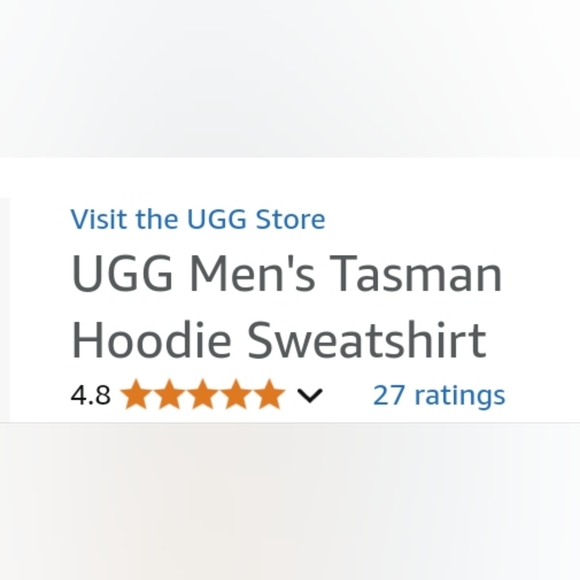 UGG Men's Tasman Hoodie Sweatshirt, Chestnut, XL - Picture 4 of 8